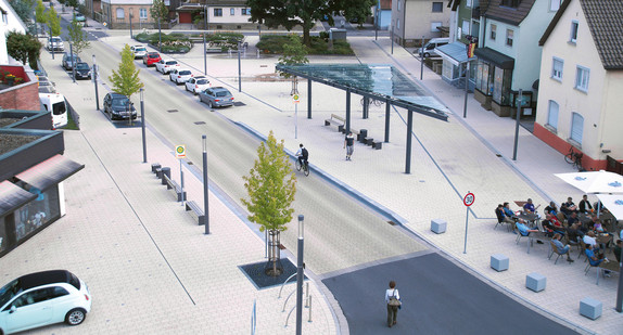 Ernst-Bauer-Platz in Renningen Ernst-Bauer-Platz in Renningen